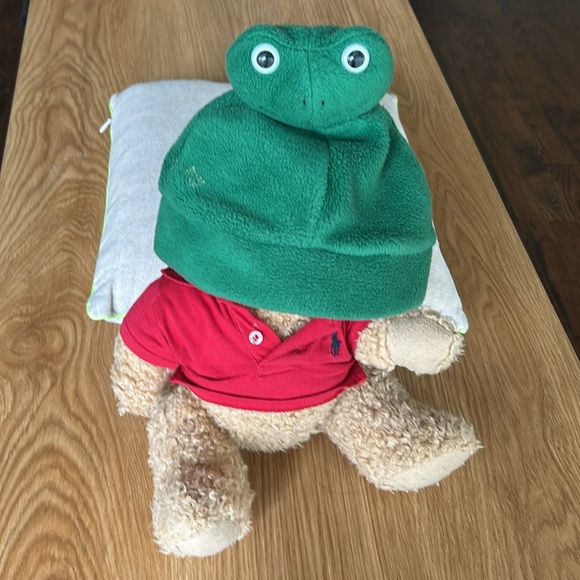 Green Frog Kids Hat - Picture 3 of 4